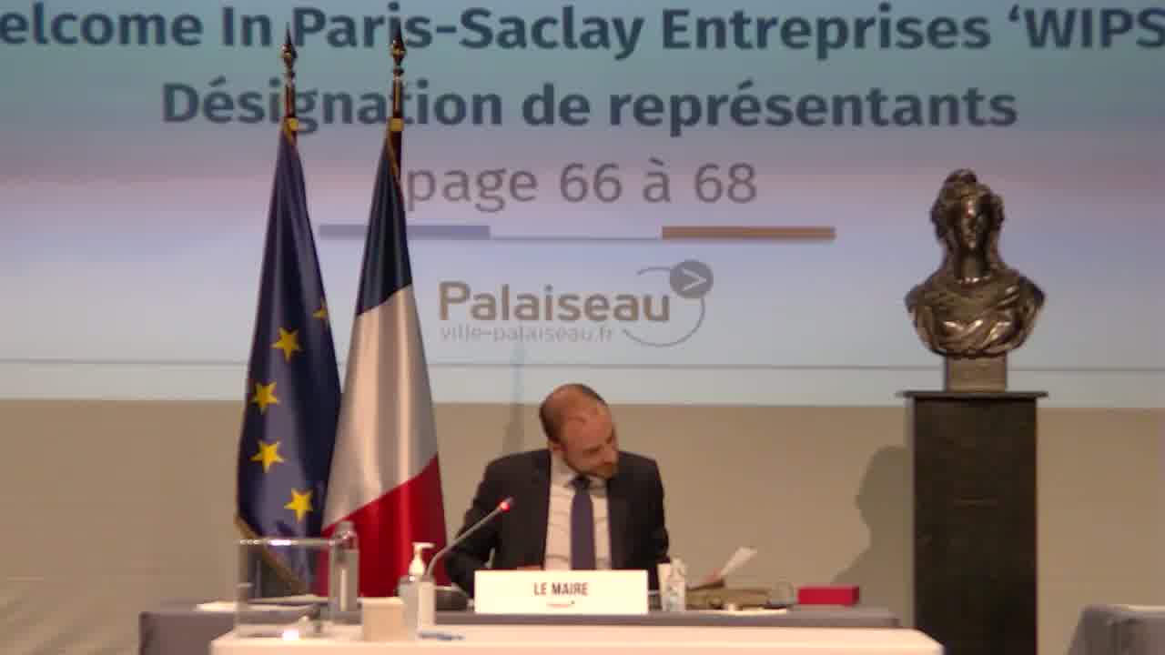 Représentation au sein des organismes extérieurs - Société publique locale Welcome In Paris-Saclay Entreprises 'WIPSE' - Désignation de représentants