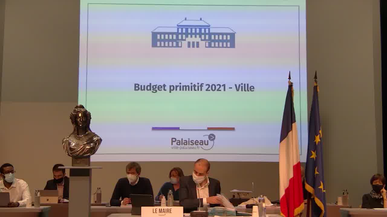 Budget primitif 2021 - Ville