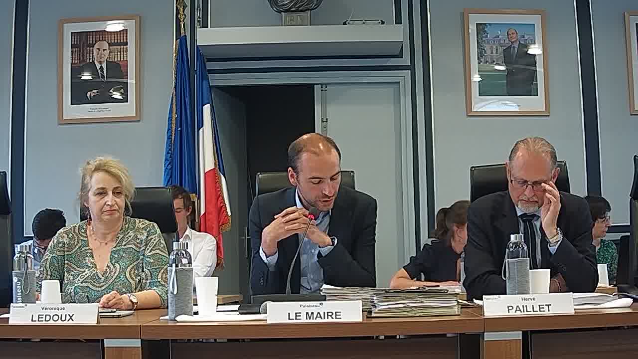 Mairie de Palaiseau – Conseil Municipal du 24 juin 2019 