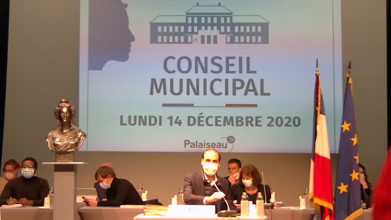 Mairie de Palaiseau - Conseil Municipal du 14 décembre 2020