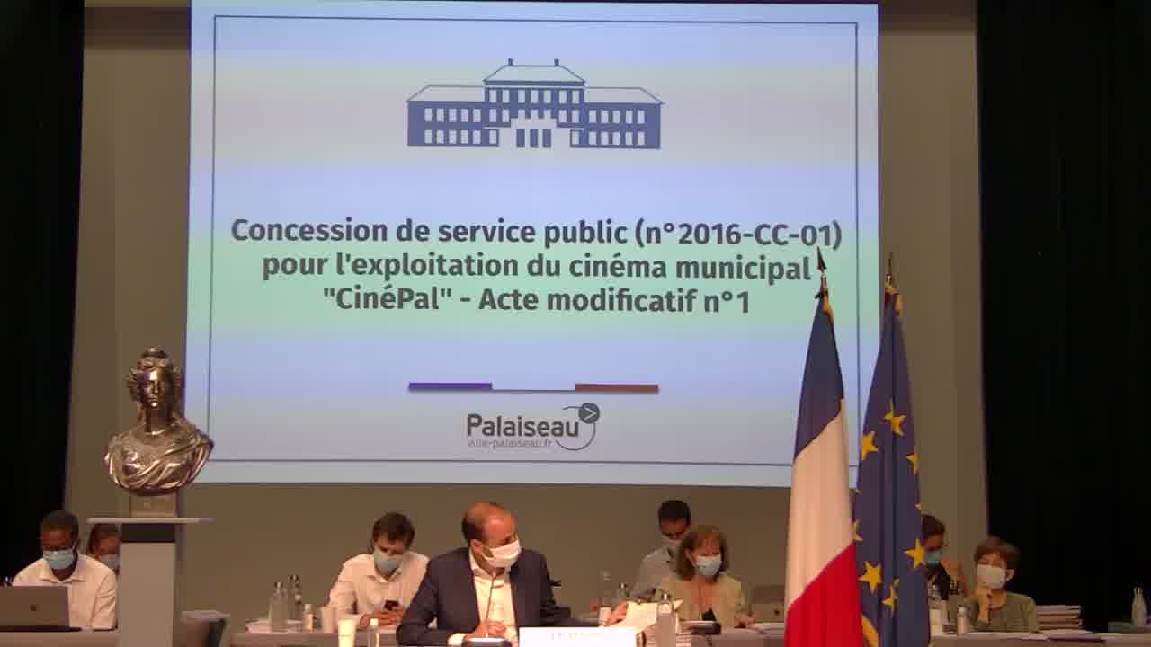 Concession de service public (n°2016-CC-01) pour l'exploitation du cinéma municipal 